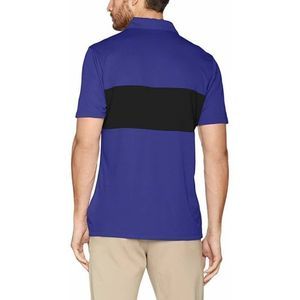 NEW Men's Small NIKE Breathe Golf Polo Shirt Top Collared Blue/Black 833067-512